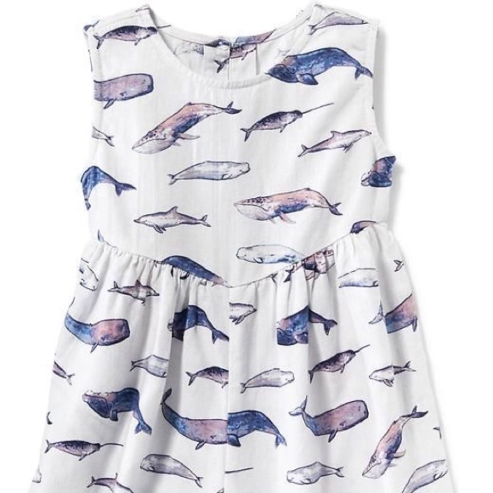 2T Old Navy Girls Whale Romper